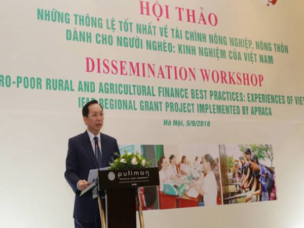 Hội thảo quốc tế chia sẻ về tài chính nông nghiệp, nông thôn dành cho người nghèo